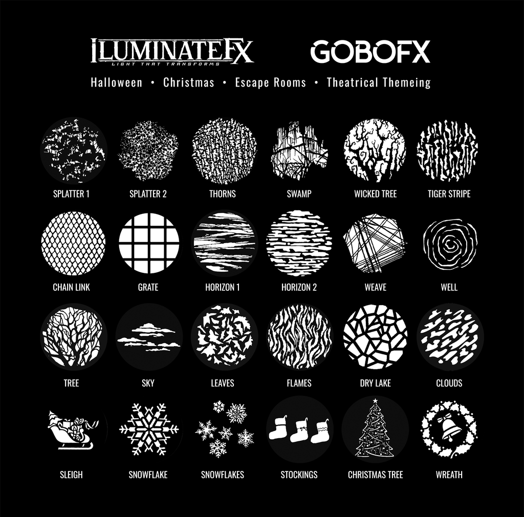 Gobo Patterns Basic GOBO FX Pattern Projections – IluminateFX